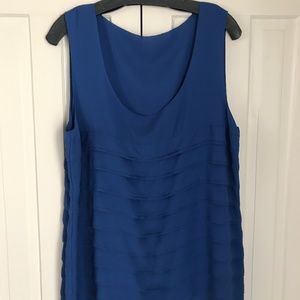 TORY BURCH SLEEVELESS SILK LAYERED TOP, NWOT